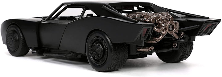 DC The Batman 1:24 Scale Die-Cast Metal Vehicle - Batman & Batmobile, Infinity Collectables