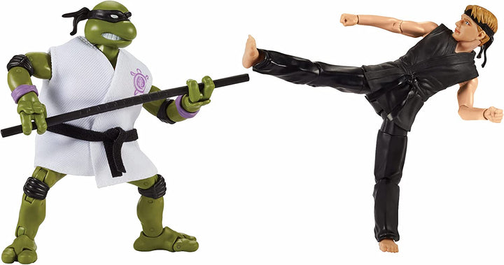 TMNT x Cobra Kai Donatello vs. Johnny Lawrence Two-Pack, Infinity Collectables