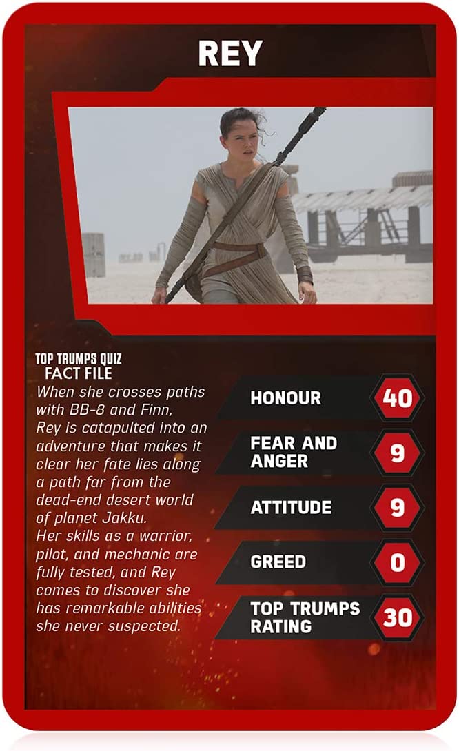Star Wars The Force Awakens 21 Top Trumps Card Game