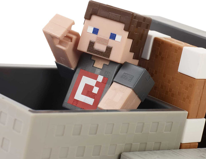 Minecraft Minecart Mayhem Playset, Infinity Collectables