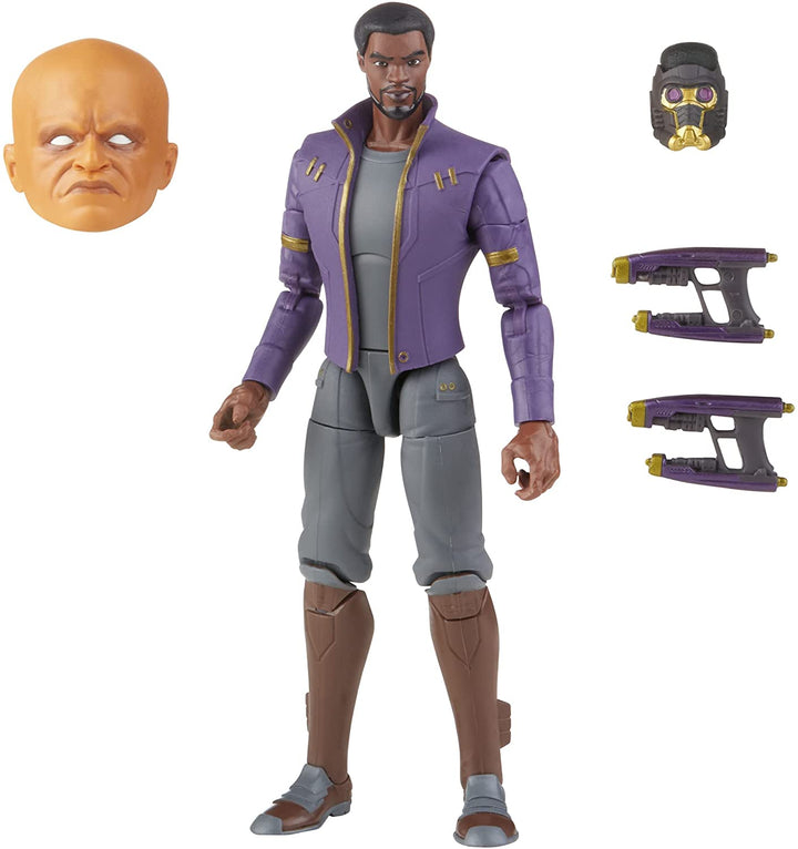 Hasbro Marvel Legends Series T'Challa Star-Lord What If 6" Action Figure, Infinity Collectables