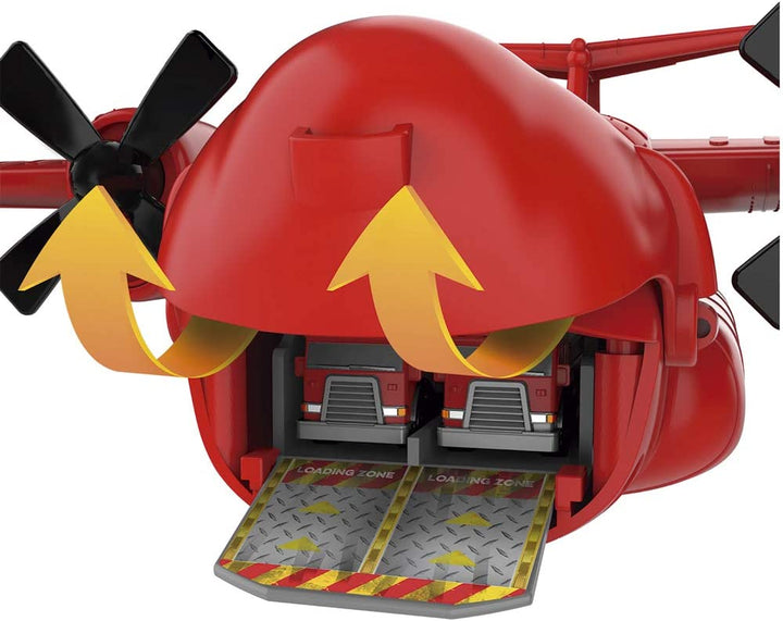 Micro Machines Fire and Rescue Transporter Cargo Plane