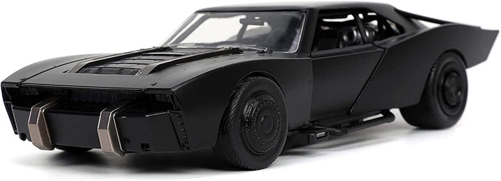 DC The Batman 1:24 Scale Die-Cast Metal Vehicle - Batman & Batmobile, Infinity Collectables