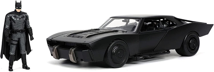 DC The Batman 1:24 Scale Die-Cast Metal Vehicle - Batman & Batmobile, Infinity Collectables