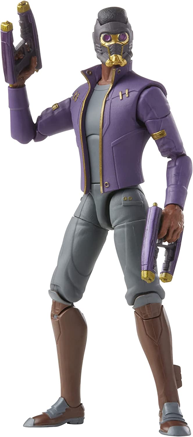 Hasbro Marvel Legends Series T'Challa Star-Lord What If 6" Action Figure, Infinity Collectables