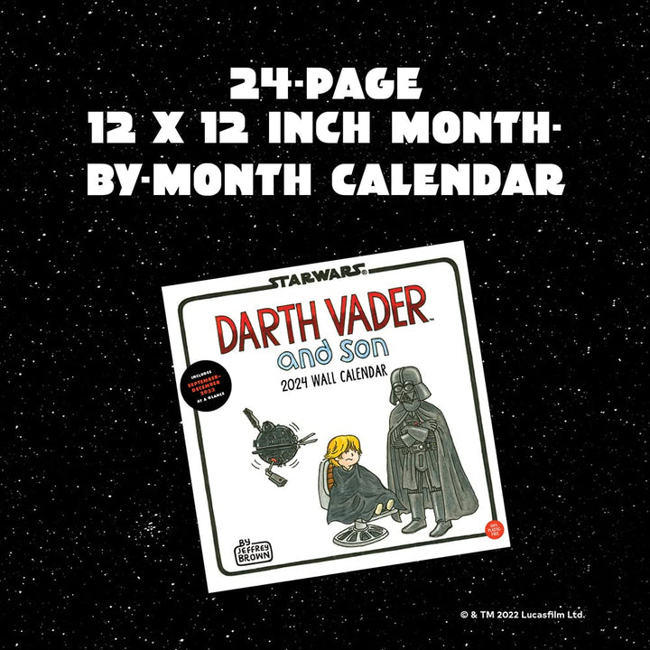 Star Wars Darth Vader and Son 2024 Wall Calendar