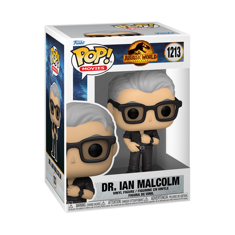 Jurassic World Dominion Dr Ian Malcolm Pop! Vinyl Figure, Infinity Collectables