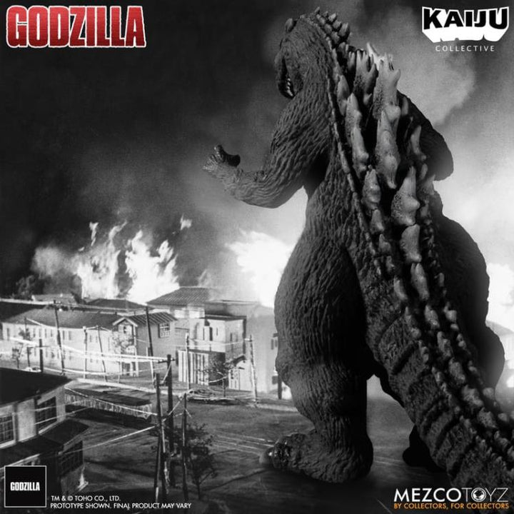 Mezco Godzilla (1954) Kaiju Collective Godzilla (Black & White)