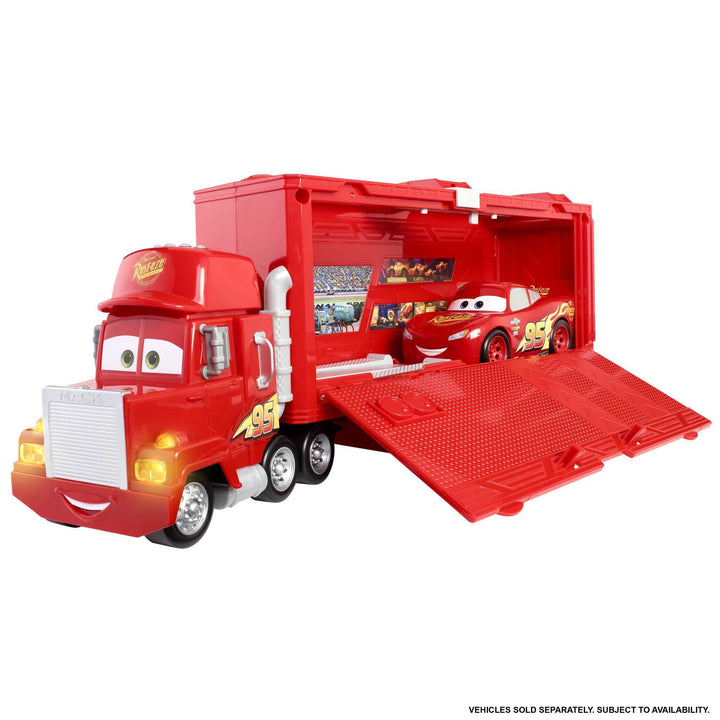 Disney Pixar Cars Track Talkers Chat & Haul Mack Hauler Playset