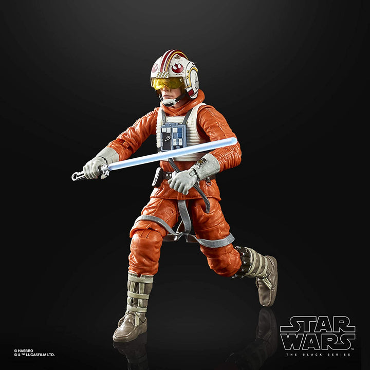 Hasbro Star Wars The Black Series Luke Skywalker (Snowspeeder) The Empire Strikes Back Action Figure, Infinity Collectables