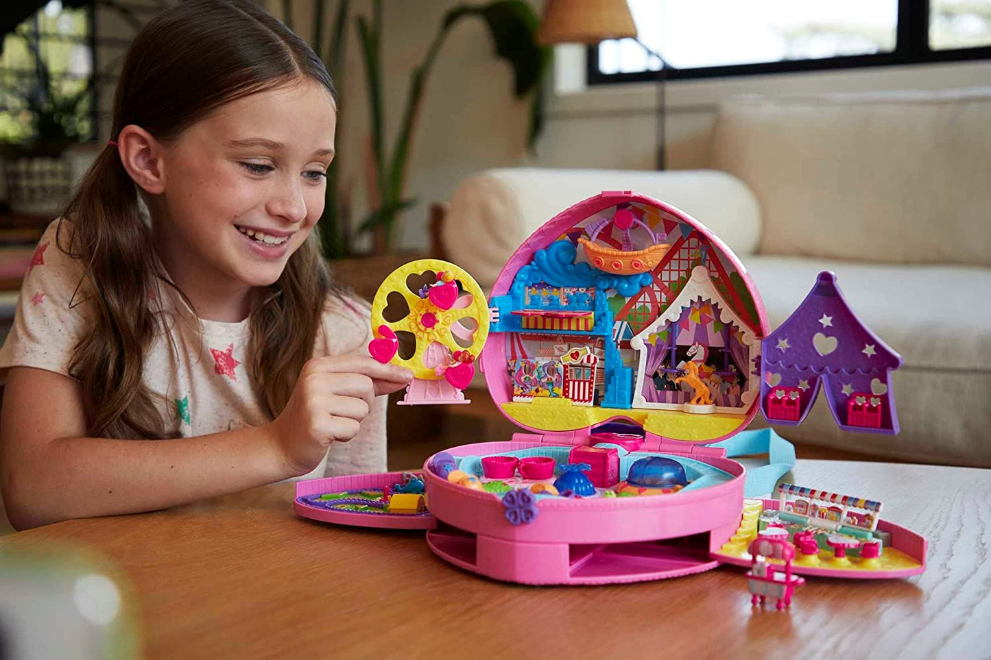 Polly Pocket Tiny Mighty Backpack Compact Playset