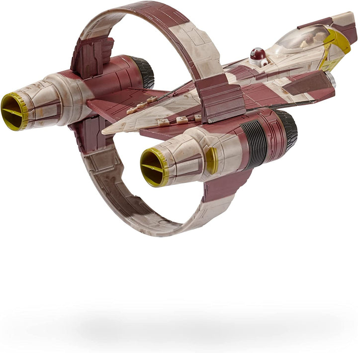 Star Wars 5" Micro Galaxy Squadron - Obi-Wan Kenobi’s Jedi Starfighter Vehicle and Figures