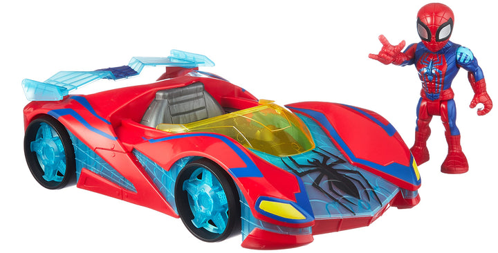 Playskool Heroes Super Hero Adventures Marvel Spider‑Man Web Racer 5" Scale Action Figure