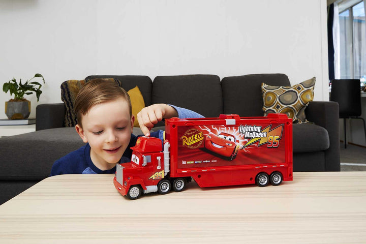 Disney Pixar Cars Track Talkers Chat & Haul Mack Hauler Playset