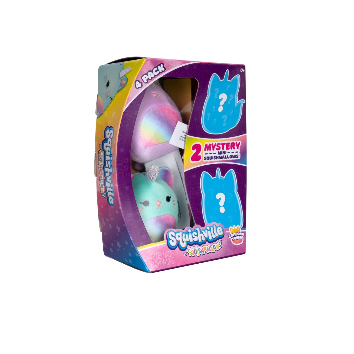 Squishville Mini-Squishmallow 4 Pack - Caticorn Squad