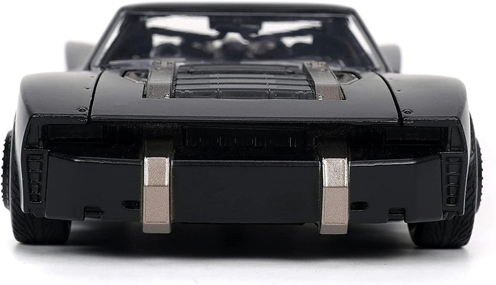 DC The Batman 1:24 Scale Die-Cast Metal Vehicle - Batman & Batmobile, Infinity Collectables