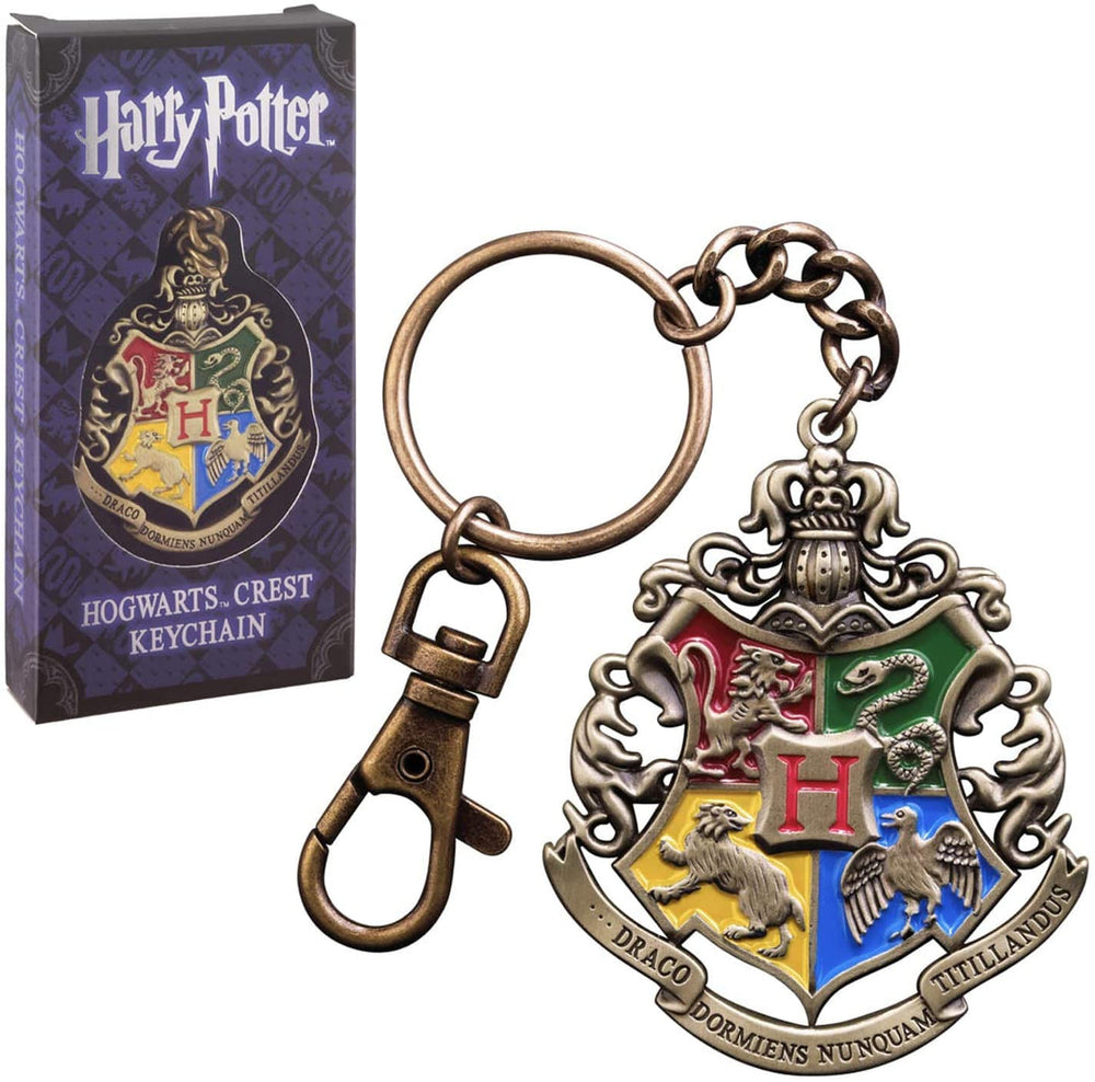 Harry Potter Officially Licensed  Hogwarts Crest Keychain, Infinity Collectables