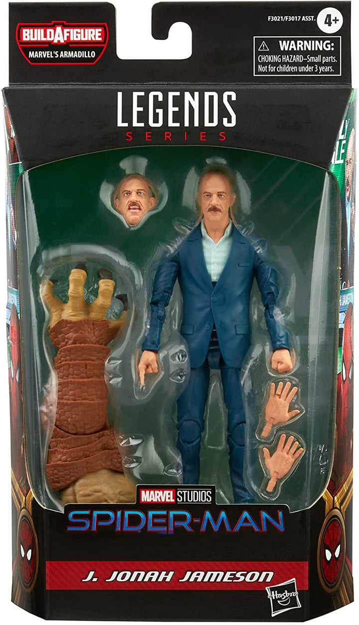 Hasbro Marvel Legends Series Spider-Man No Way Home J. Jonah Jameson 6" Action Figure, Infinity Collectables