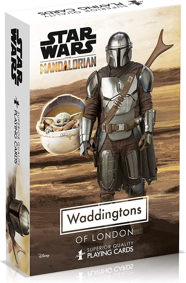 Star Wars The Mandalorian Waddingtons Number 1 Playing Cards