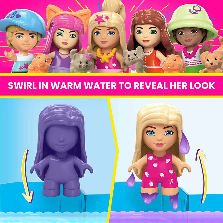 Mega Bloks Barbie Colour Reveal Dreamhouse Building Set and Figures