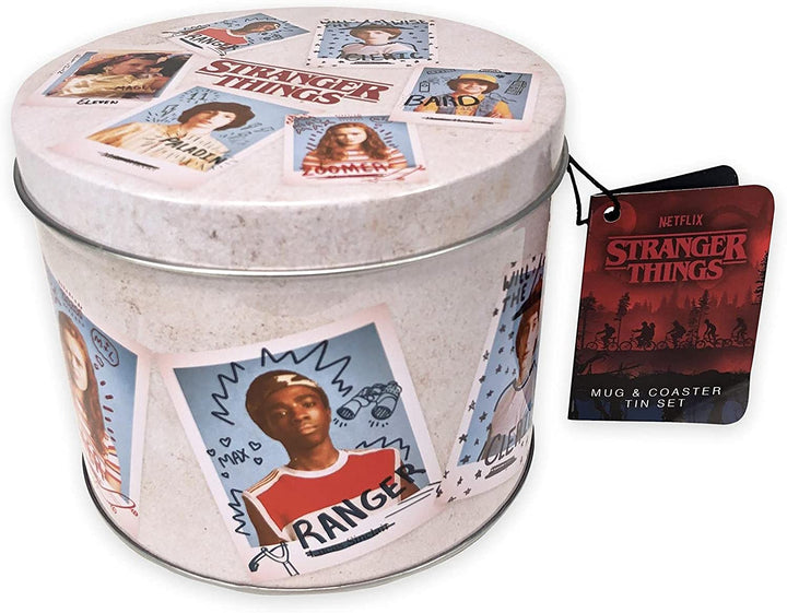Stranger Things Coffee Mug and Coaster in Tin Set