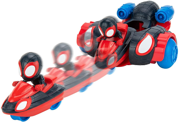 Marvel's Spidey and His Amazing Friends Quick Shot 2 in 1 Vehicle - Miles Morales