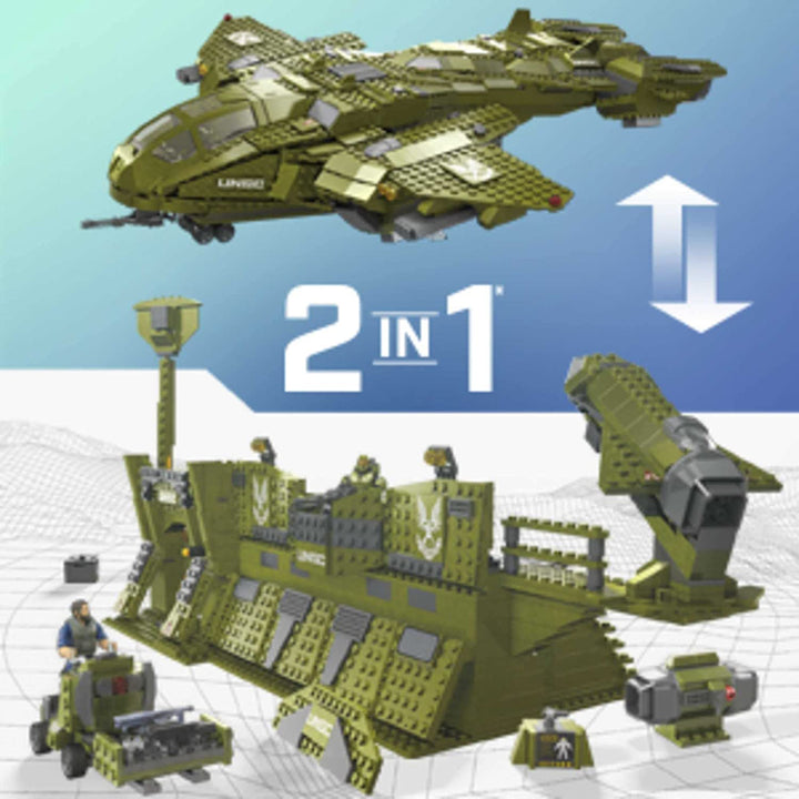 Mega Construx Halo Pelican Inbound Vehicle, Infinity Collectables