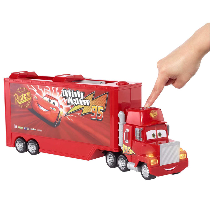 Disney Pixar Cars Track Talkers Chat & Haul Mack Hauler Playset