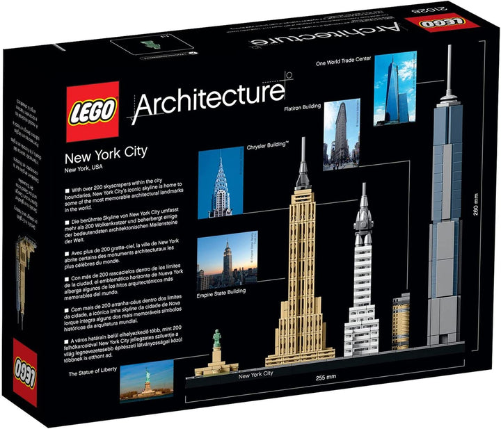 LEGO 21028 Architecture New York City: Skyline Building Set, Infinity Collectables