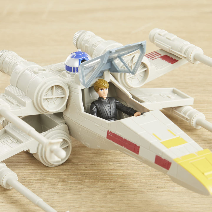 Star Wars Mission Fleet Luke Skywalker & Grogu X-Wing Fighter Figure and Vehicle