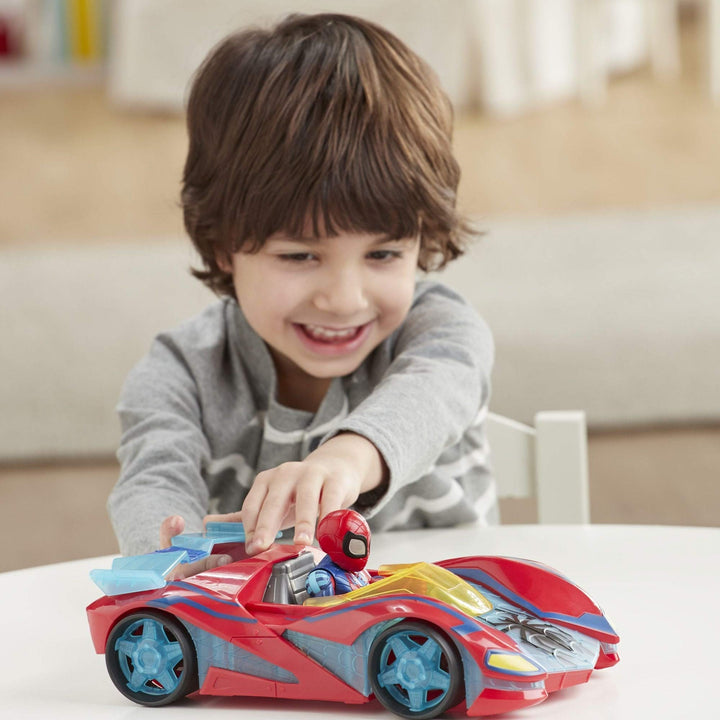 Playskool Heroes Super Hero Adventures Marvel Spider‑Man Web Racer 5" Scale Action Figure