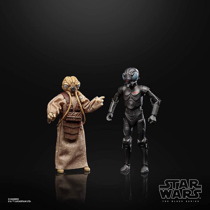 Star Wars The Black Series Zuckuss and 4-Lom 2 Pack, Infinity Collectables