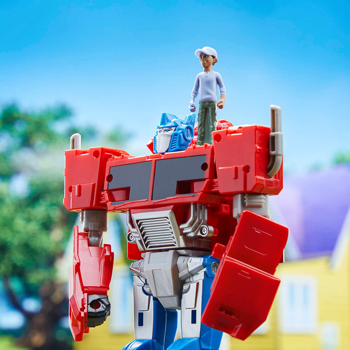 Transformers EarthSpark Spin Changer Optimus Prime & Robby Malto Action Figures
