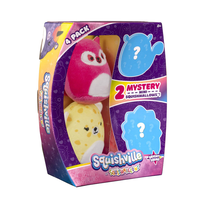 Squishville Mini-Squishmallow 4 Pack - Bright Squad