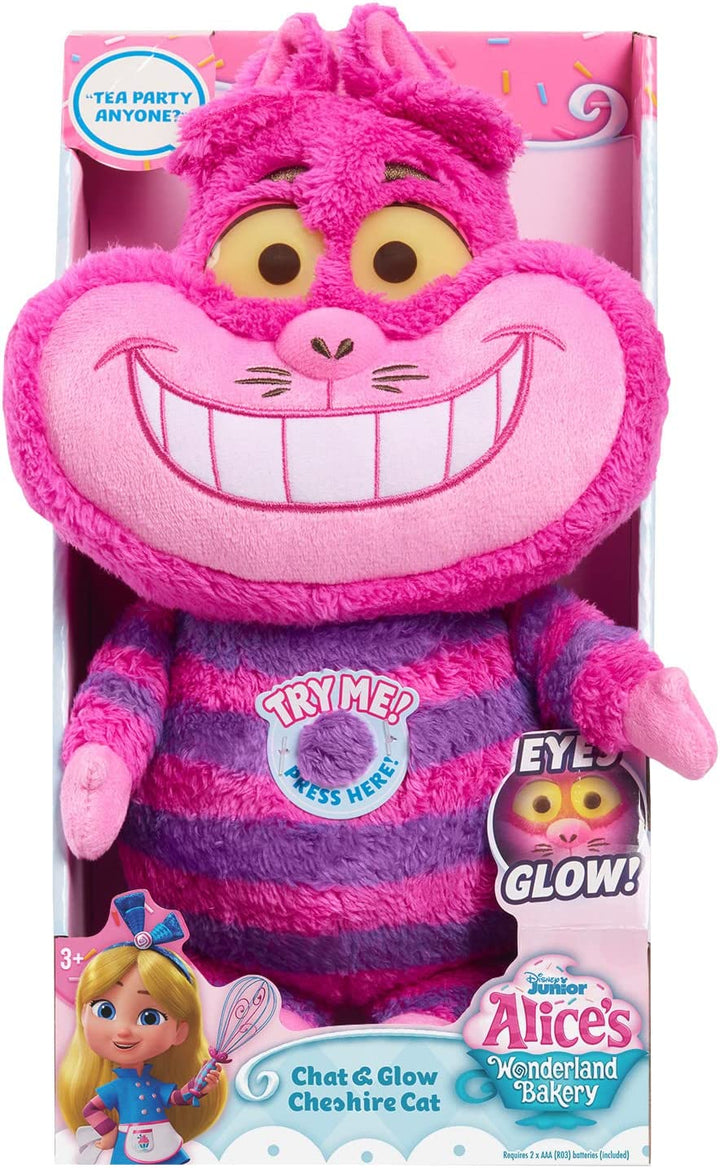 Disney Junior Alice’s Wonderland Bakery Chat & Glow Cheshire Cat Plush