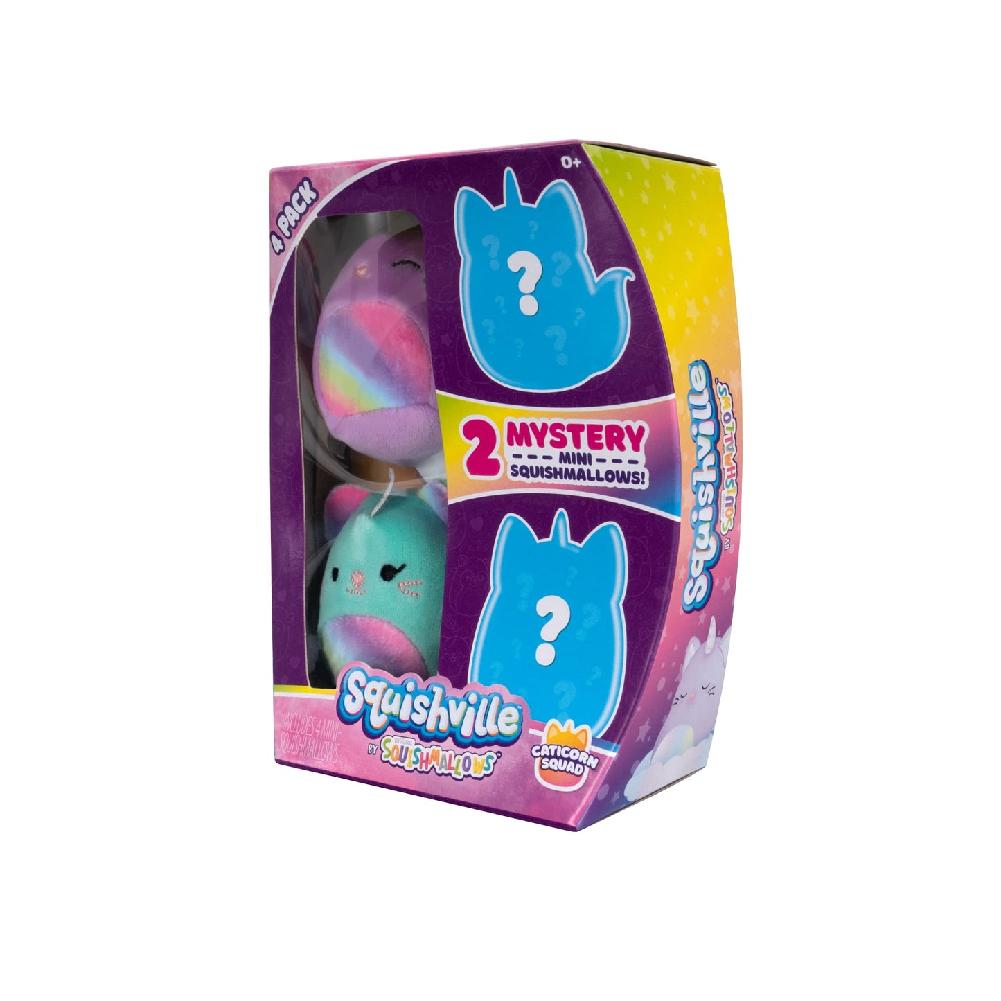 Squishville Mini-Squishmallow 4 Pack - Caticorn Squad