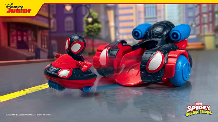 Marvel's Spidey and His Amazing Friends Quick Shot 2 in 1 Vehicle - Miles Morales
