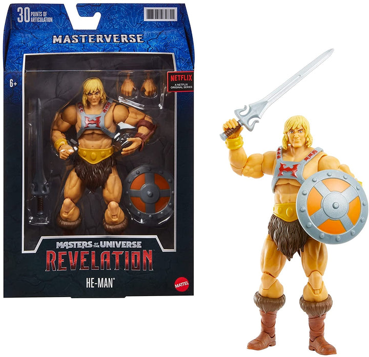 Masters of the Universe Revelation He-Man Action Figure, Infinity Collectables