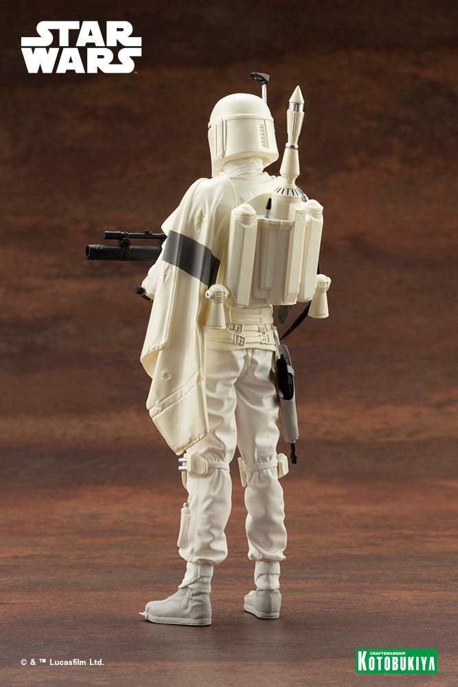 Star Wars ARTFX+ PVC 1/10 Scale Limited Edition Statue Boba Fett White Armor Version, Infinity Collectables , Uncategorized