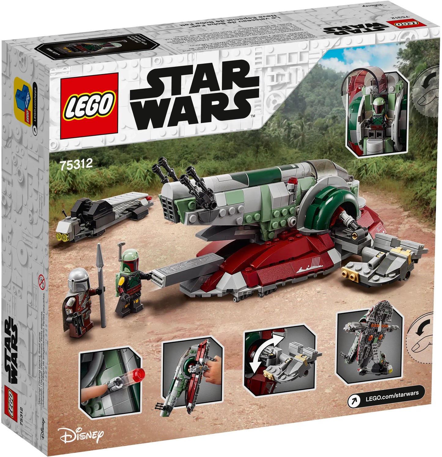 LEGO Star Wars 75312 Boba Fett’s Starship Set