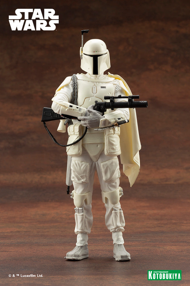 Star Wars ARTFX+ PVC 1/10 Scale Limited Edition Statue Boba Fett White Armor Version, Infinity Collectables , Uncategorized