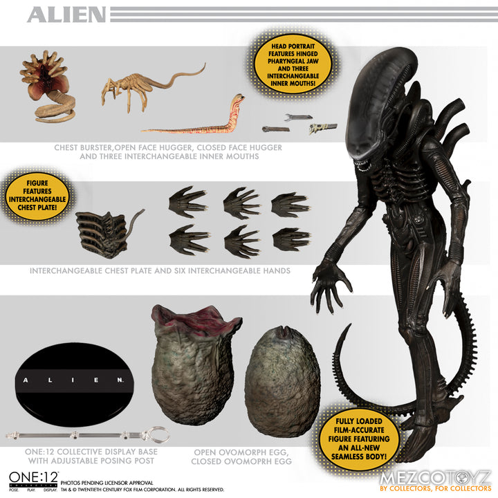 Mezco Alien One:12 Collective Alien Action Figure