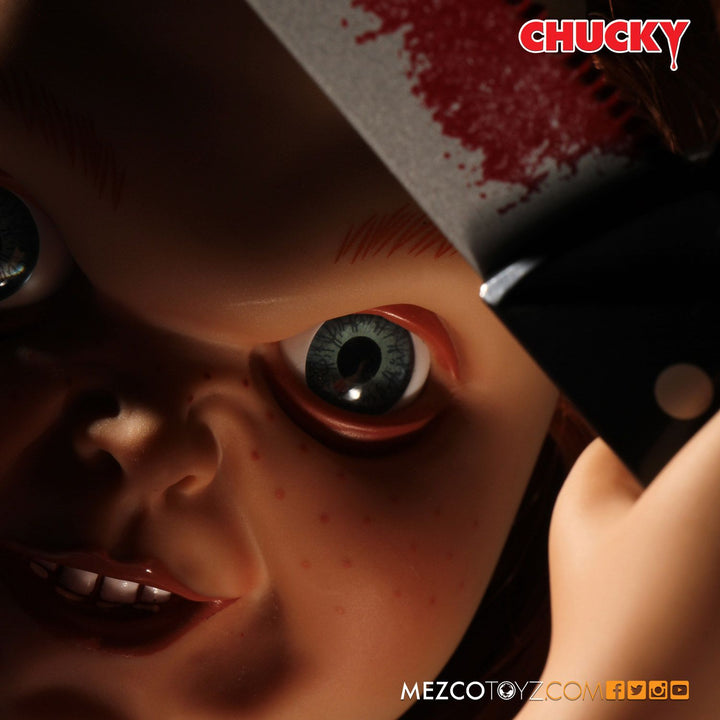 Chucky “Evil Face” 15" Scale Figure With Sound *Exclusive