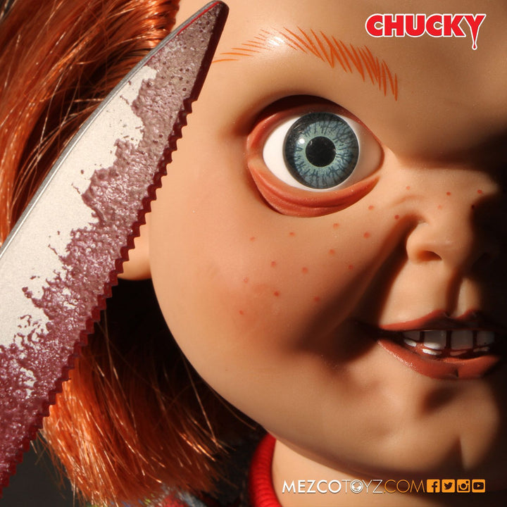 Chucky “Evil Face” 15" Scale Figure With Sound *Exclusive