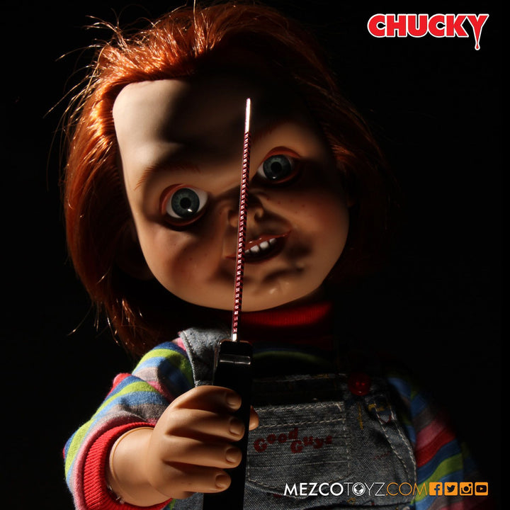 Chucky “Evil Face” 15" Scale Figure With Sound *Exclusive
