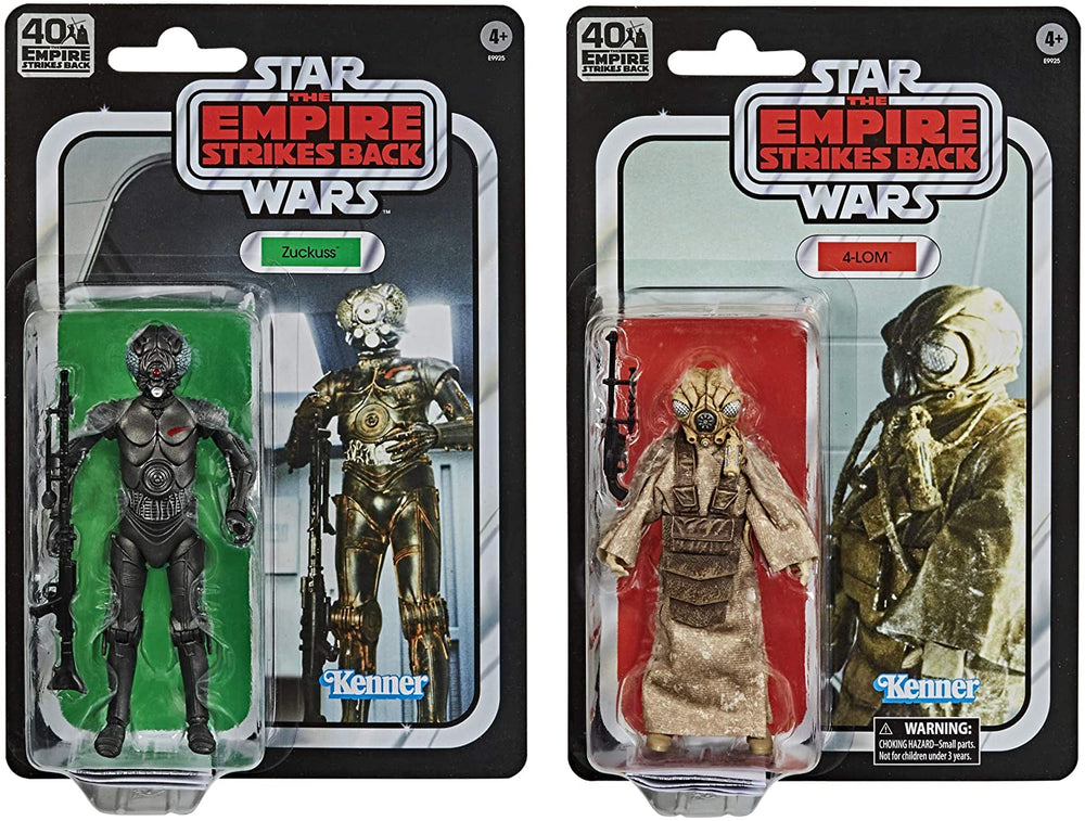 Star Wars The Black Series Zuckuss and 4-Lom 2 Pack, Infinity Collectables