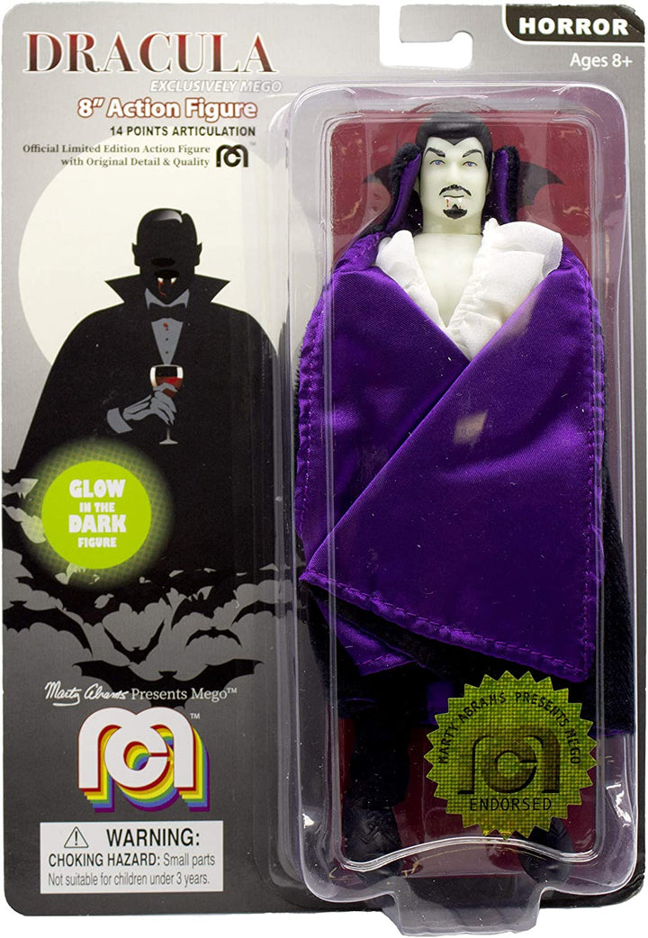 Dracula Glow in the Dark 8" Mego Action Figure