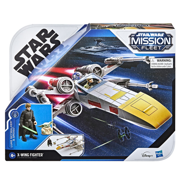 Star Wars Mission Fleet Luke Skywalker & Grogu X-Wing Fighter Figure and Vehicle