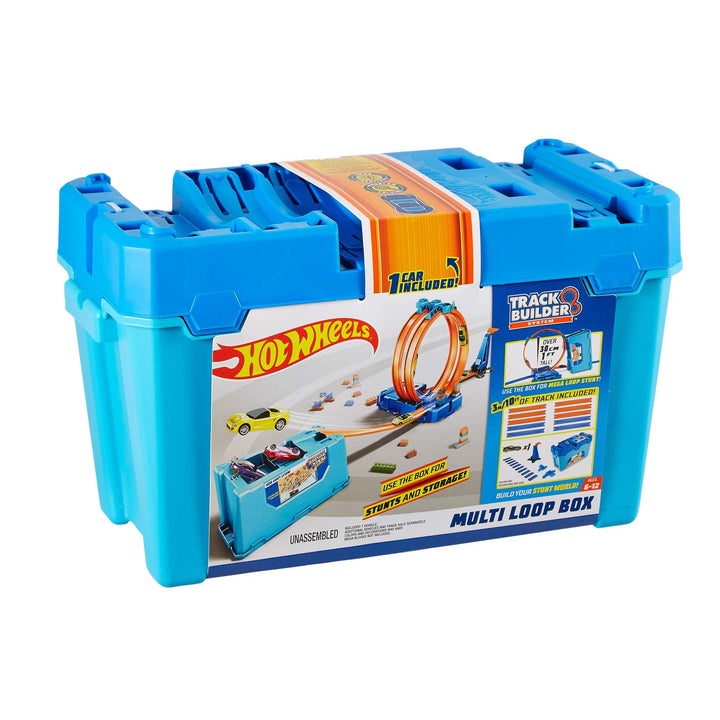 Hot Wheels Track Builder Multi Loop Stunt Box