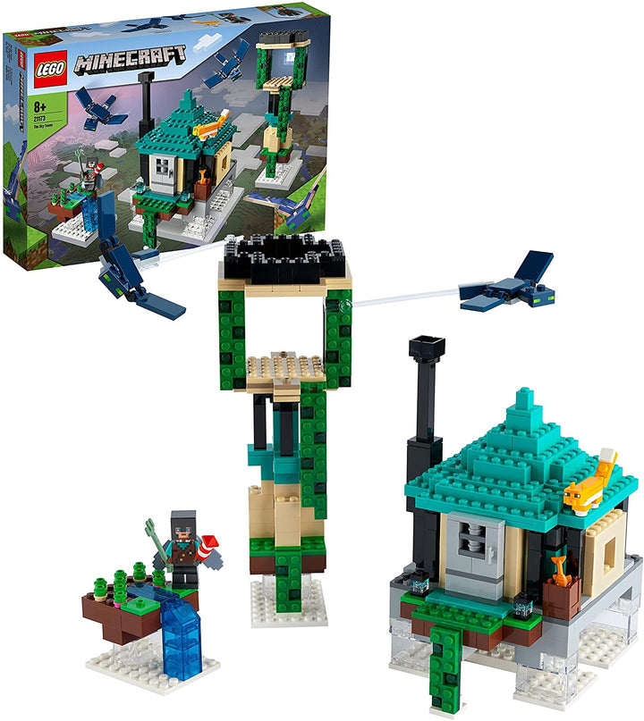 LEGO Minecraft 21173 The Sky Tower Building Set, Infinity Collectables